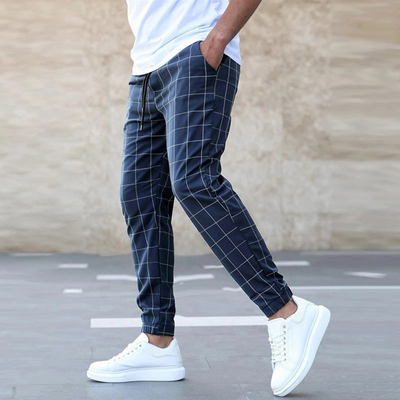 JOHNNY™ |Stylish Checked Jogger Pants