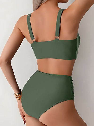 Nolwenn | Ruffled Bandeau Bikini