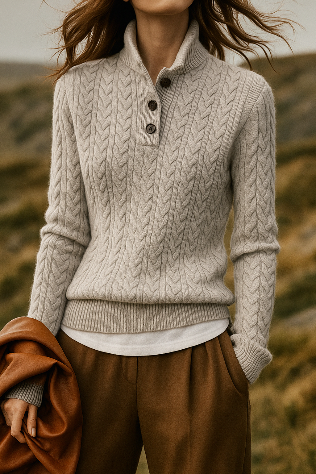 Alexandra-Up Cashmere Sweater