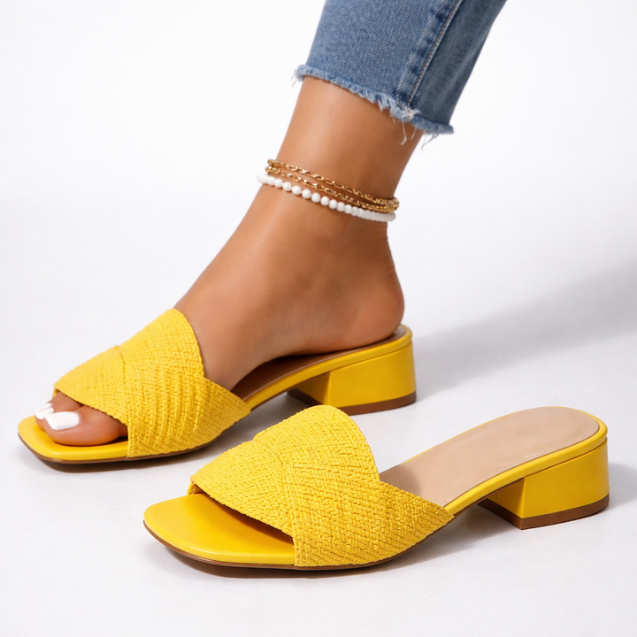 Harper Woven Mule Sandals