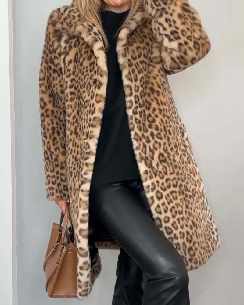 Lisa™ | Leopard Long Jacket