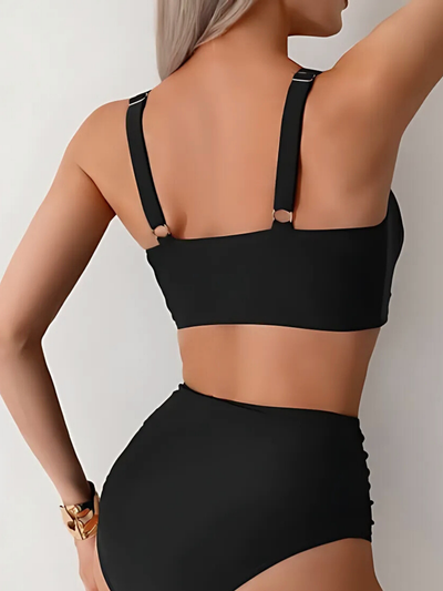Nolwenn | Ruffled Bandeau Bikini