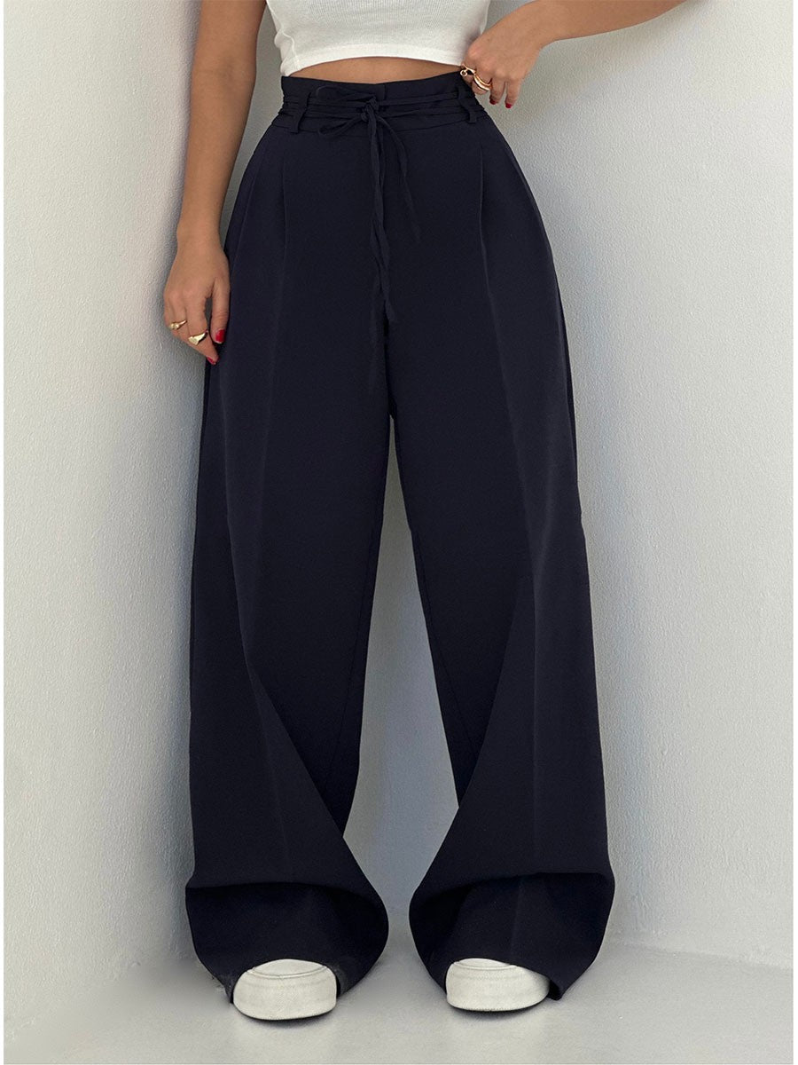 GLORIA| High-waisted wide-leg trousers