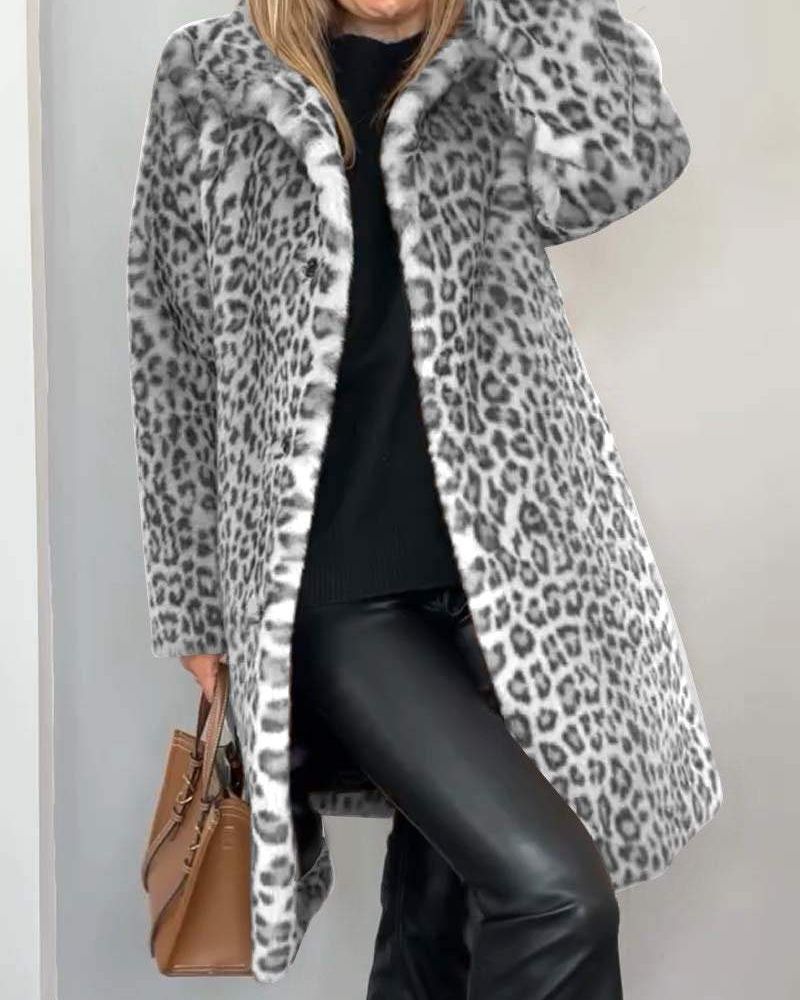 Lisa™ | Leopard Long Jacket