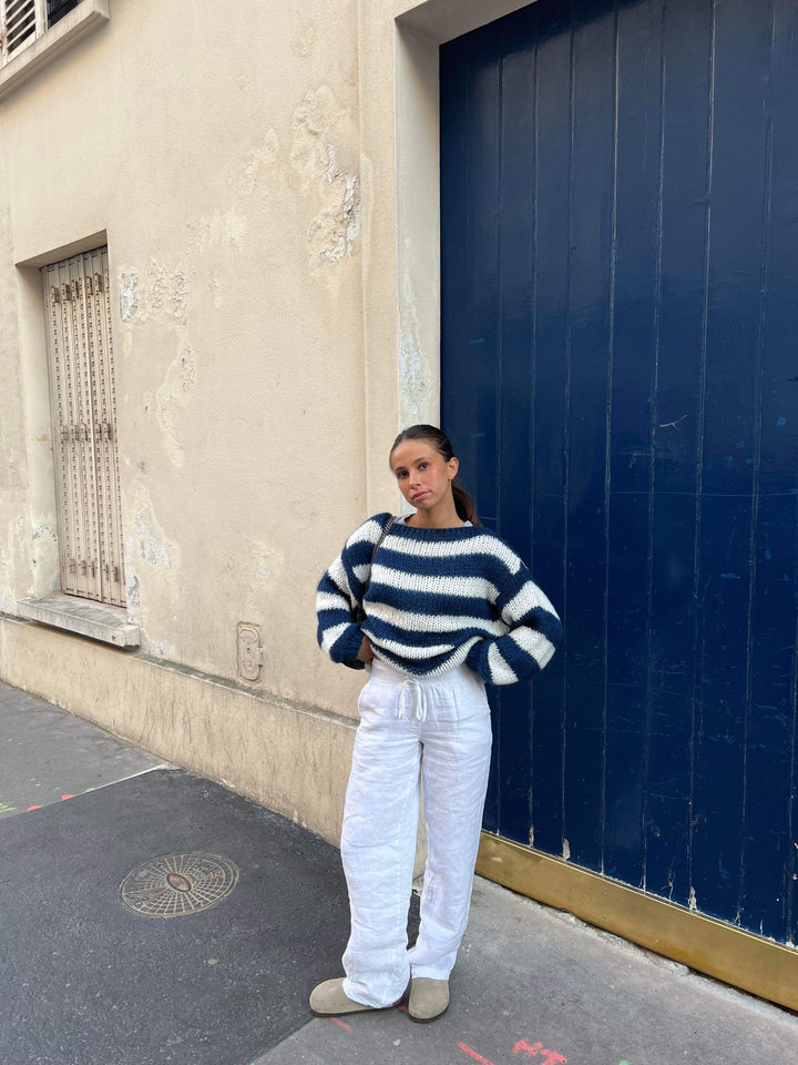 Anna Olympia Knit - Navy