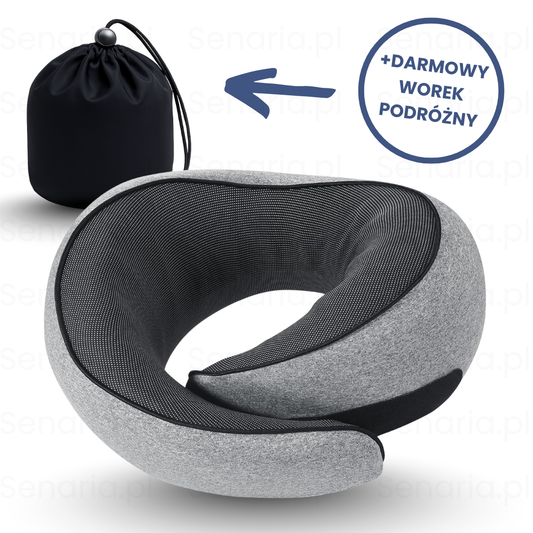 Orthopedyczna poduszka podróżna