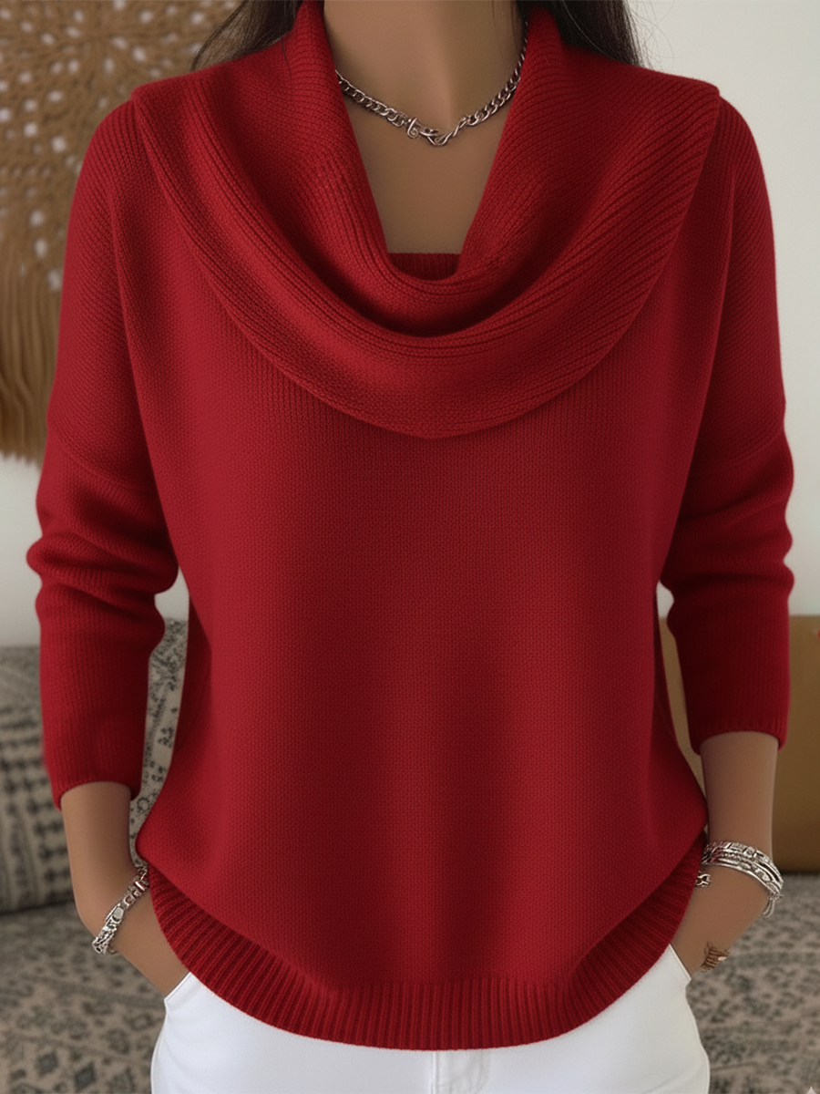 Amaris | Stylish Cowl Collar Sweater