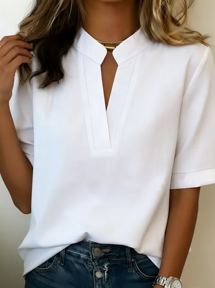 Grace Casual V-Neck Blouse for Women