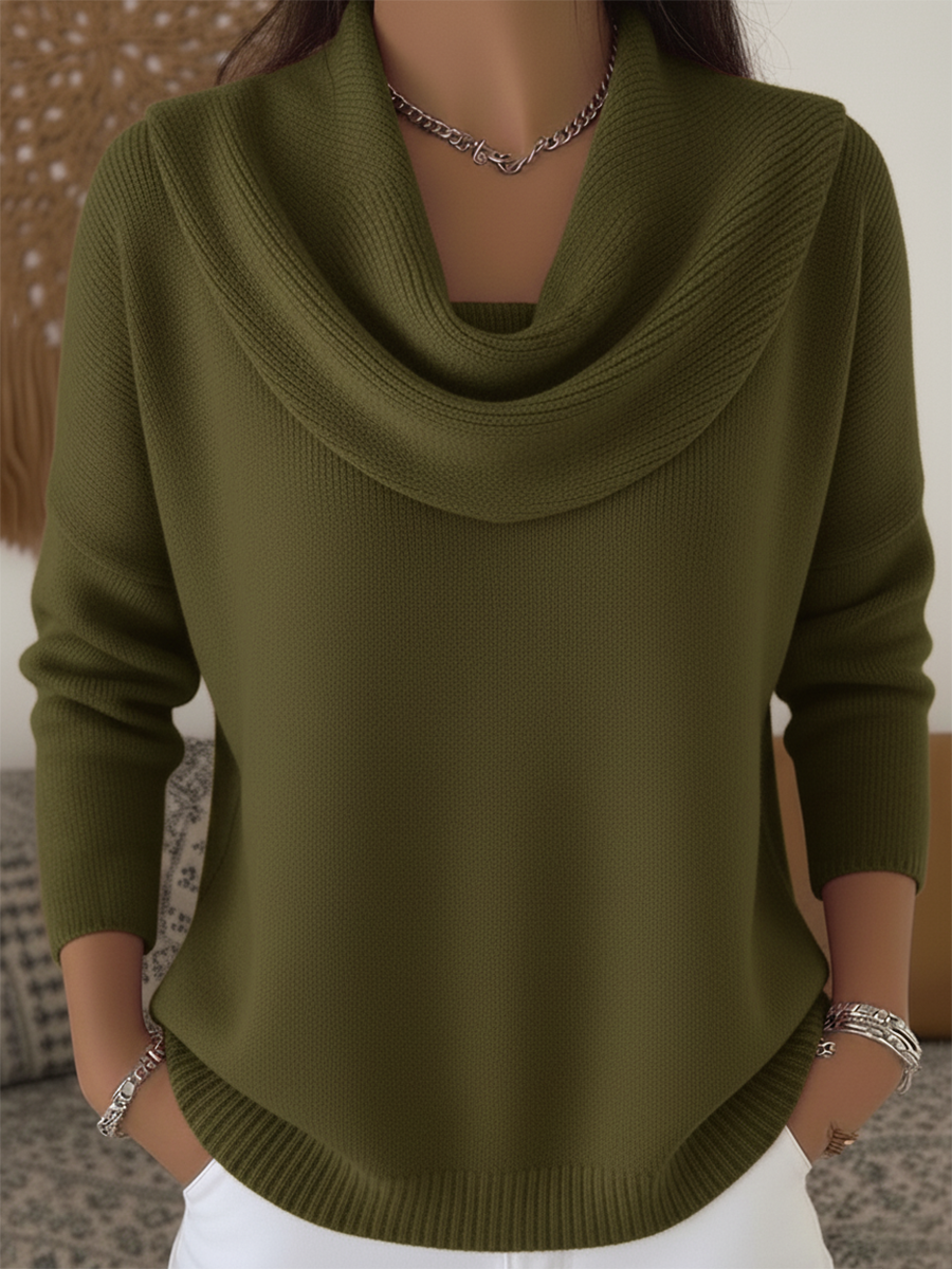 Amaris | Stylish Cowl Collar Sweater