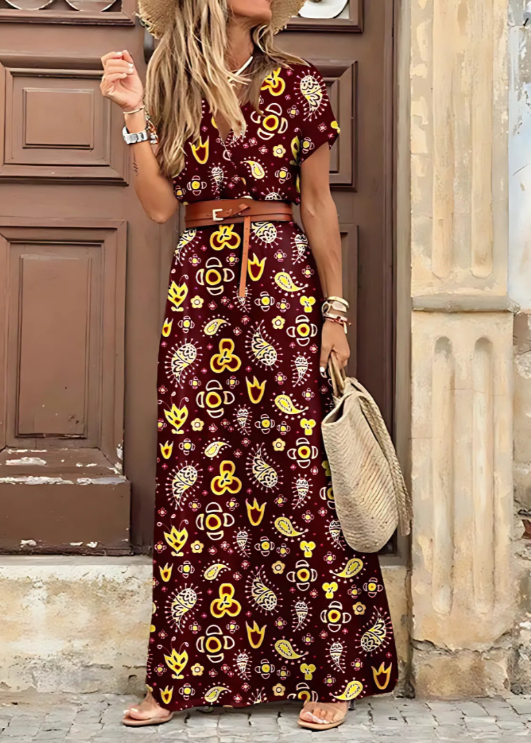 Lyra – Elegant Bohemian Maxi Dress