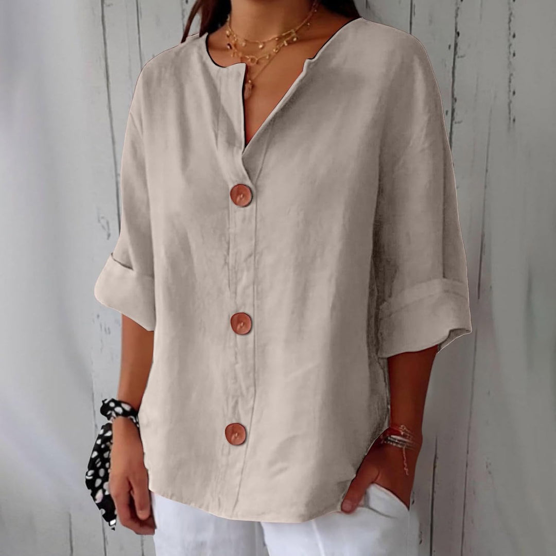 Joelle Loose-fitting Summer Blouse