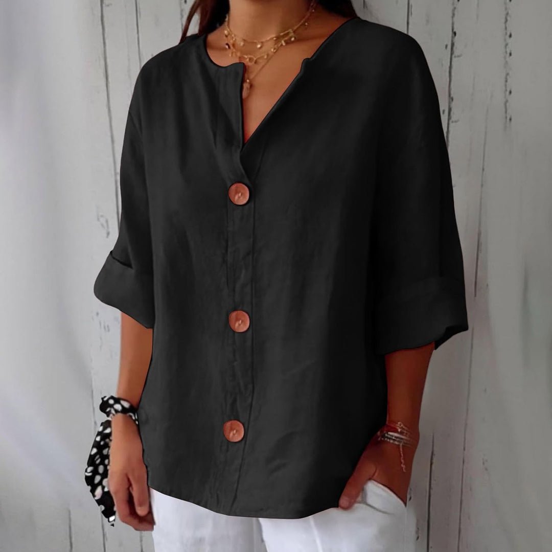 Joelle Loose-fitting Summer Blouse