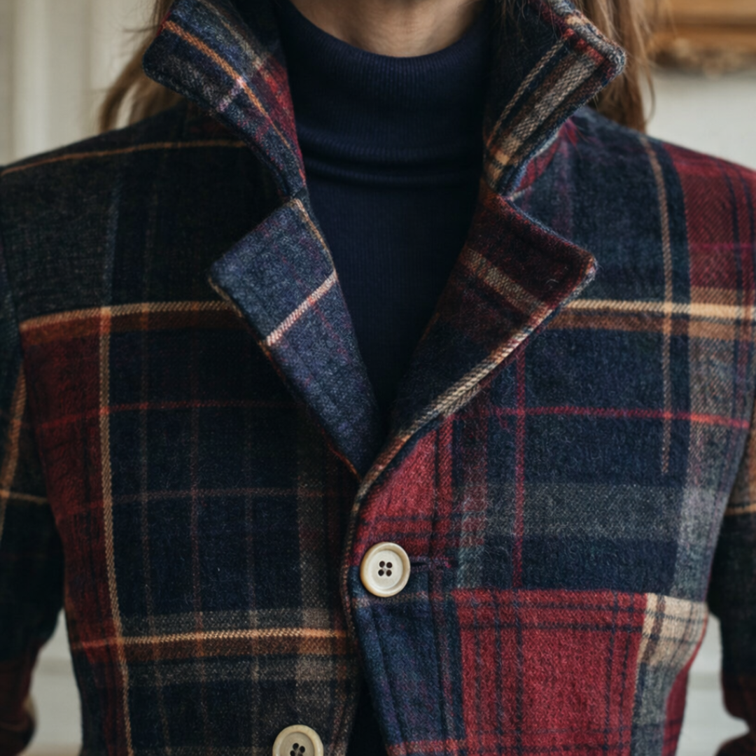 Isabella Mid-Season Coat with Stand Collar