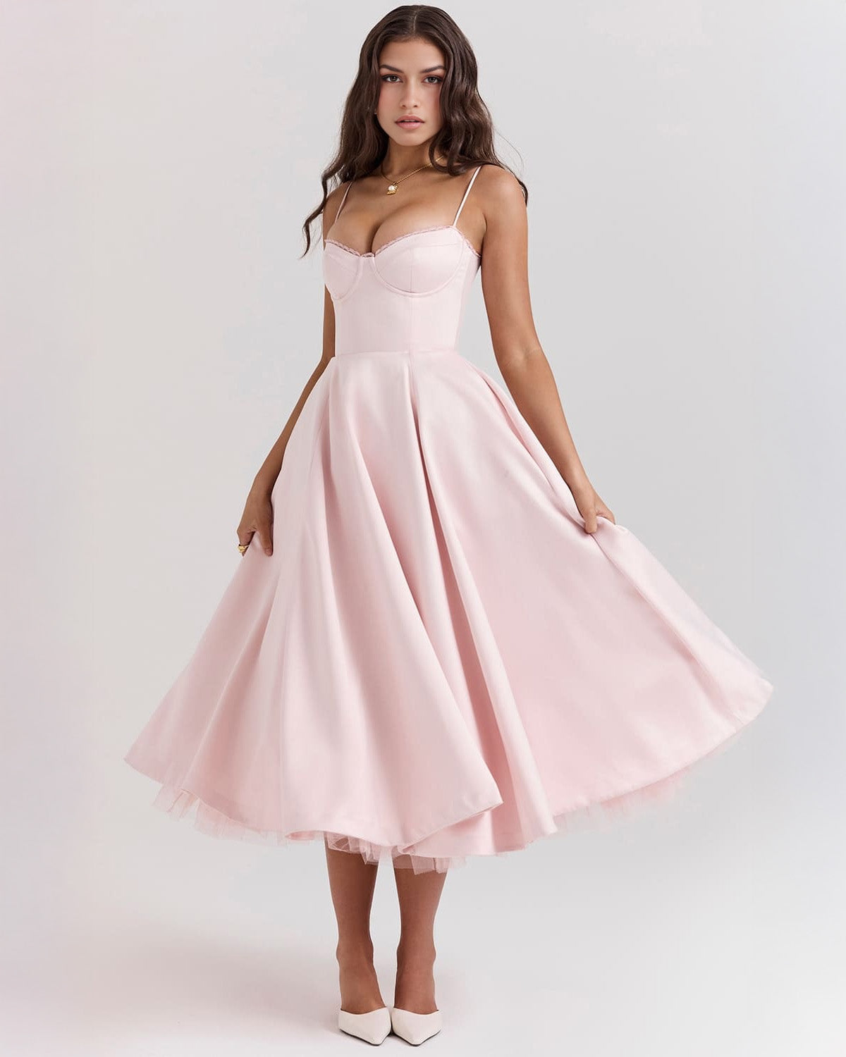 Alexander Saint Selene Midi Dress