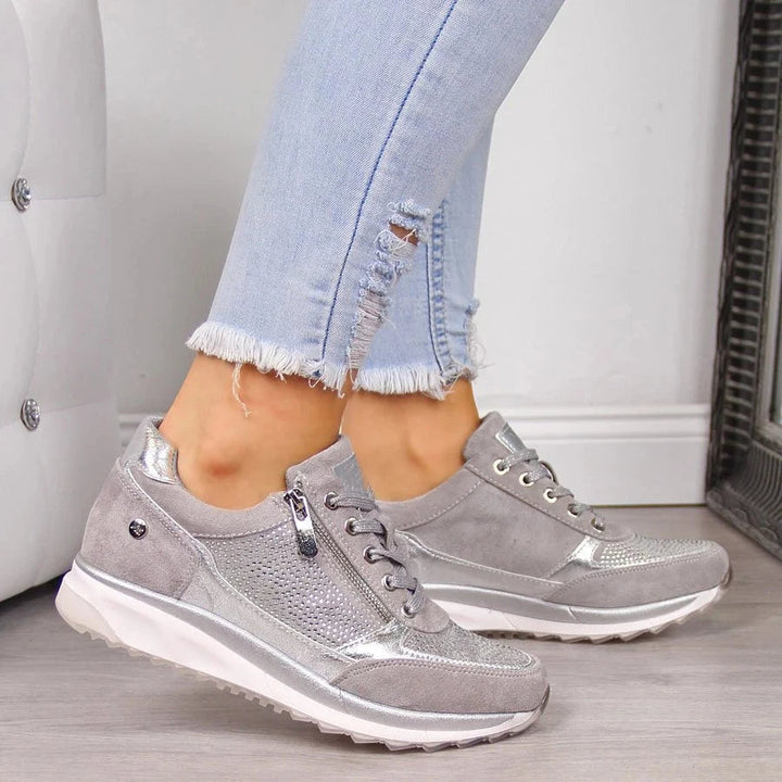 Sylvie Zip-Up Orthopedic Sneakers