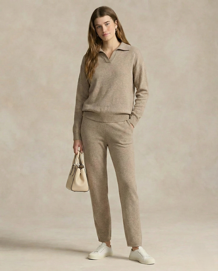 Victoria Polo Knit Set