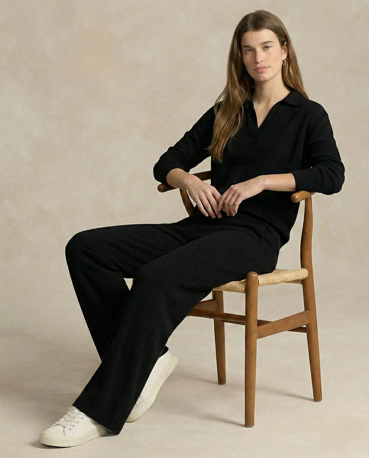 Victoria Polo Knit Set