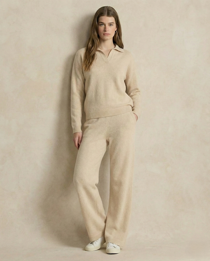 Victoria Polo Knit Set