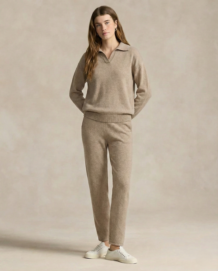 Victoria Polo Knit Set
