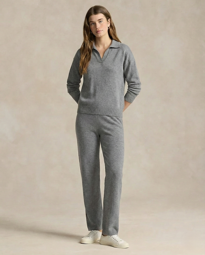 Victoria Polo Knit Set