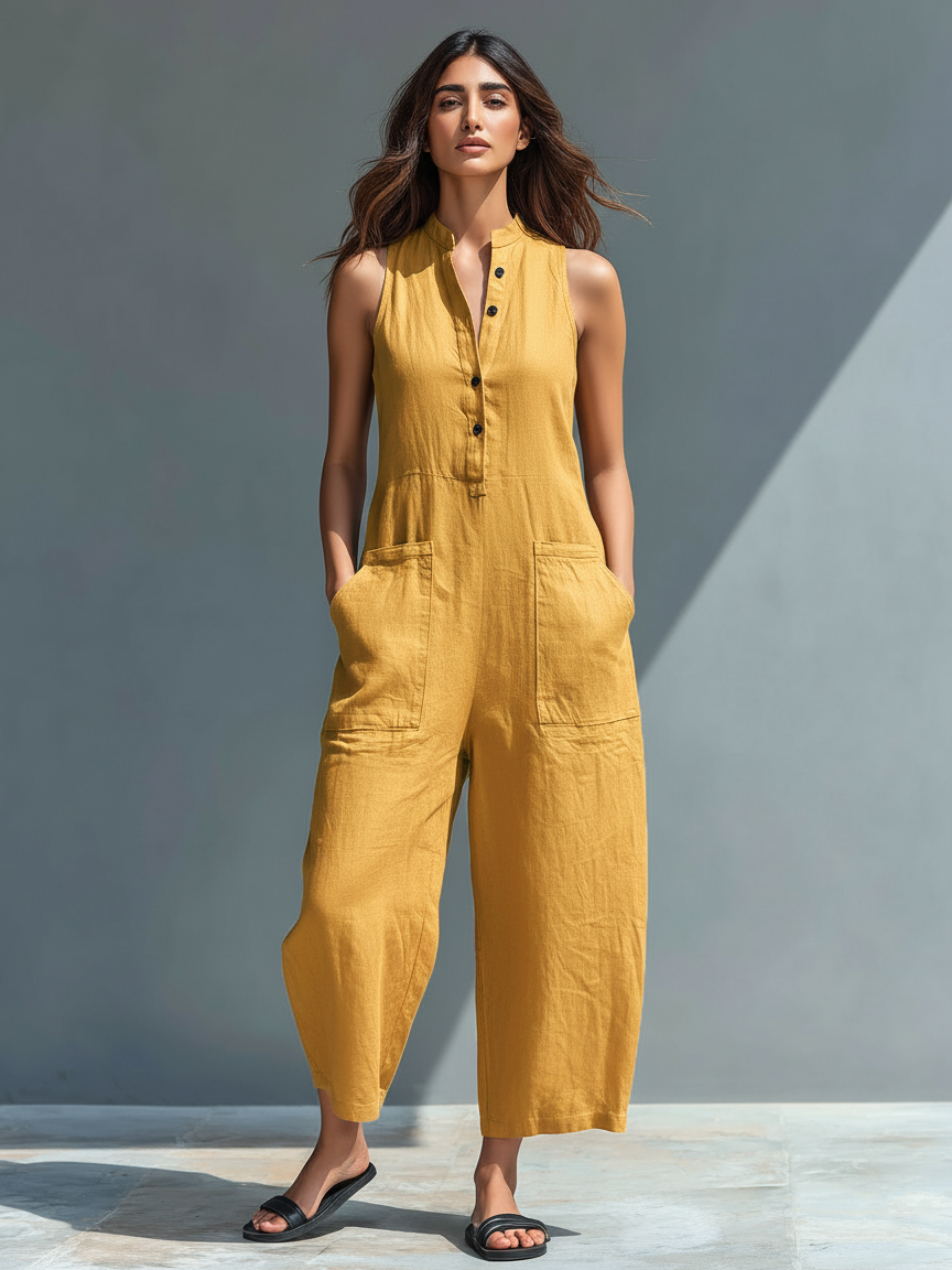 Isabelle Elegant Sleeveless Jumpsuit