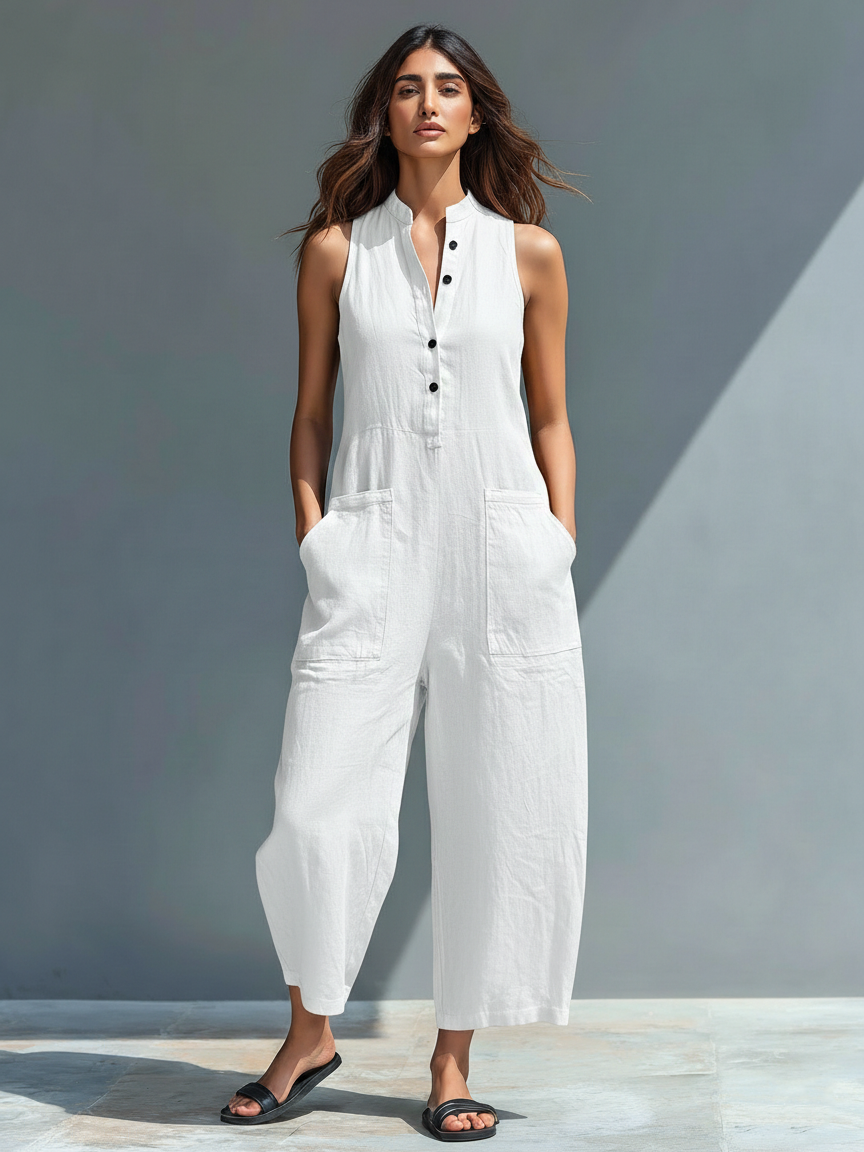 Isabelle Elegant Sleeveless Jumpsuit