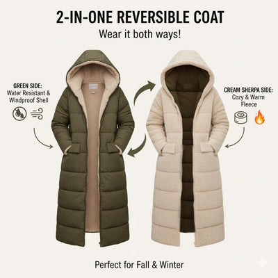 Lena™ | 2-in-1 Reversible Coat**