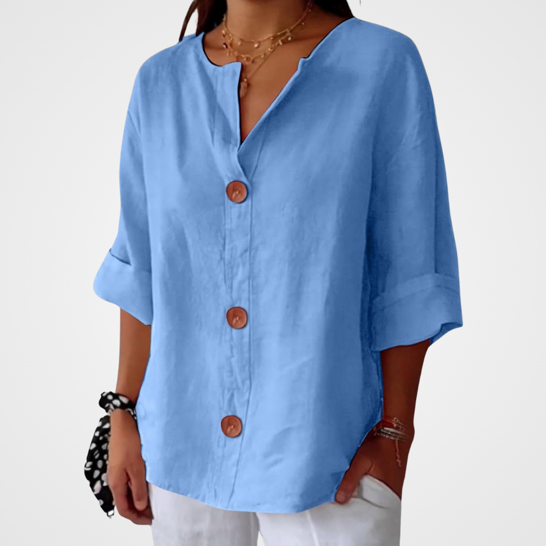 Joelle Loose-fitting Summer Blouse