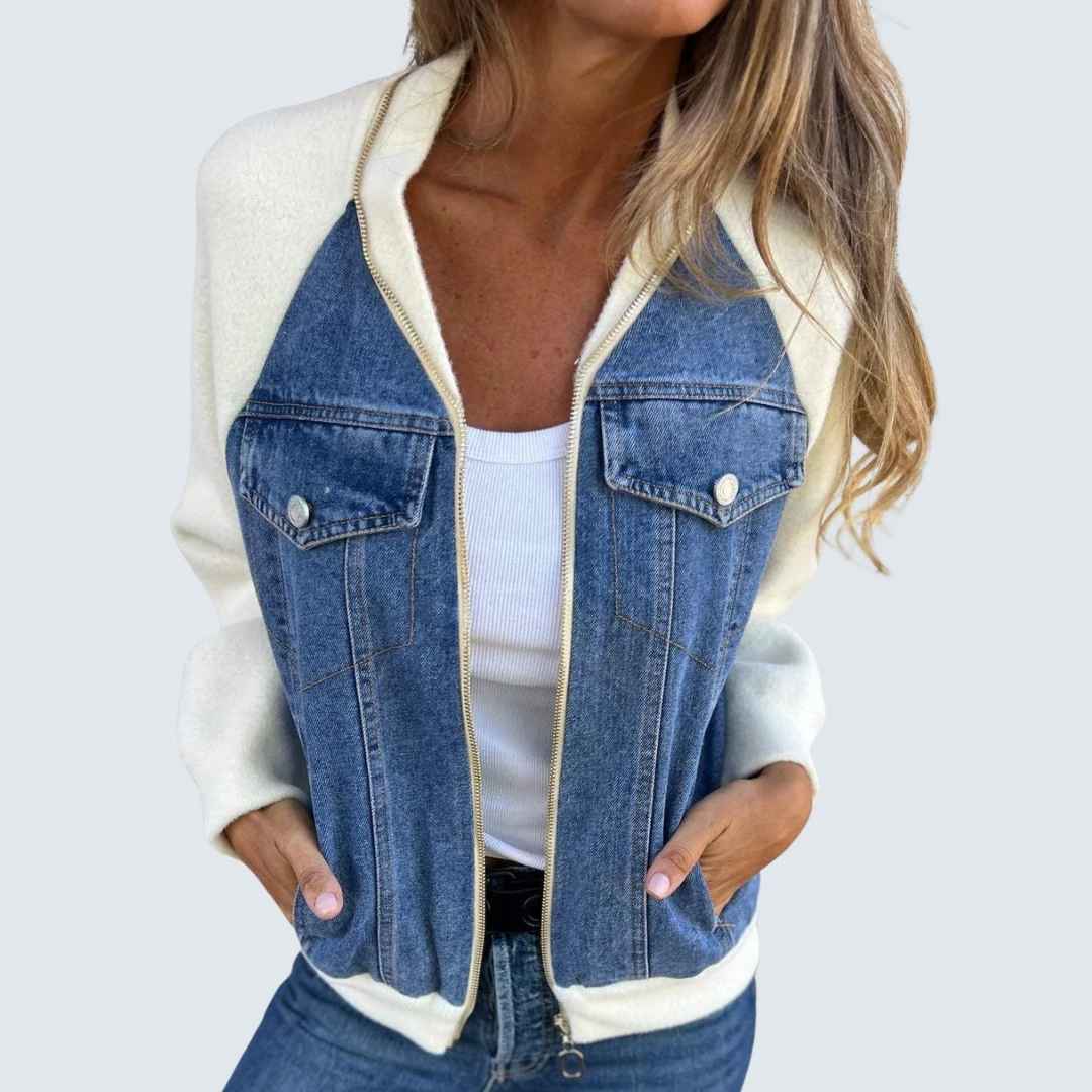 Zoe™ | Denim Hooded Jacket