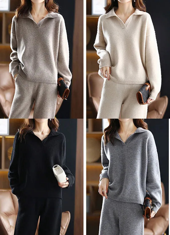 Victoria Polo Knit Set