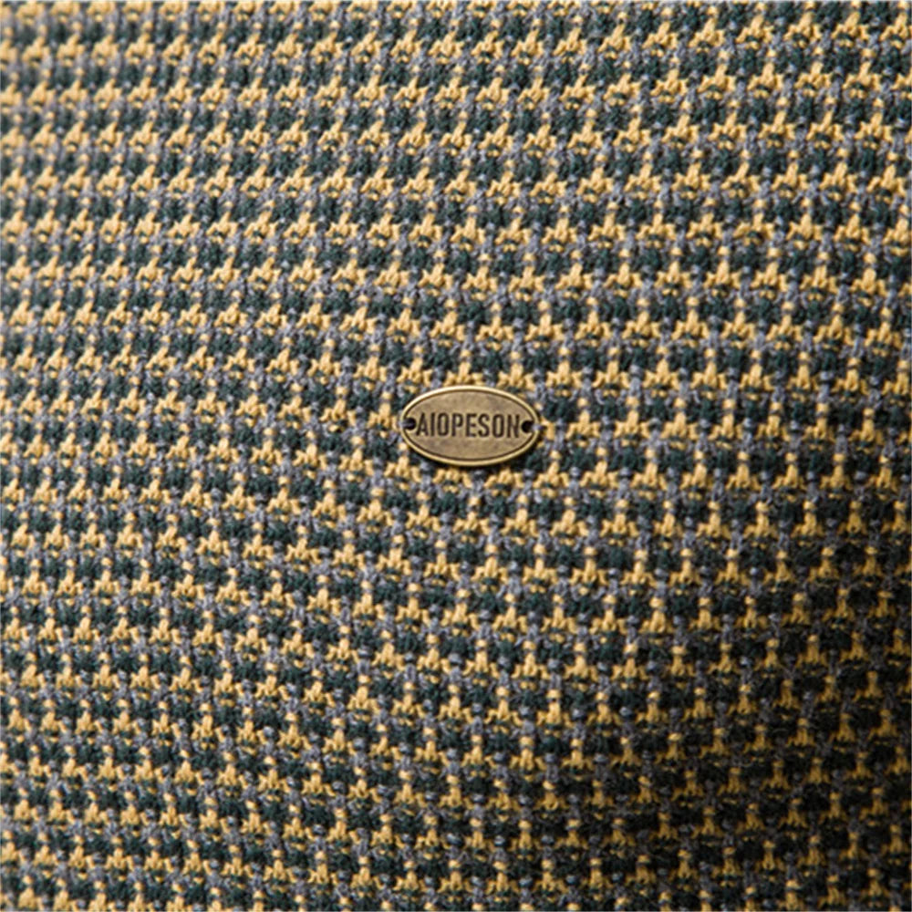 Mason|Men's Sweater with Check Pattern