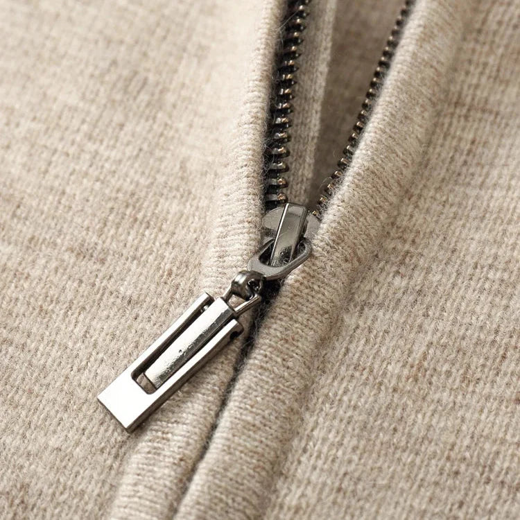 Rockwell Cashmere Zip Hoodie