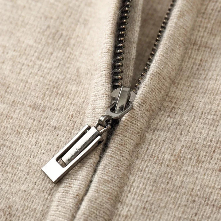 Rockwell Cashmere Zip Hoodie