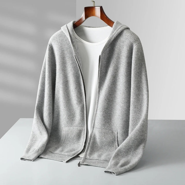Rockwell Cashmere Zip Hoodie