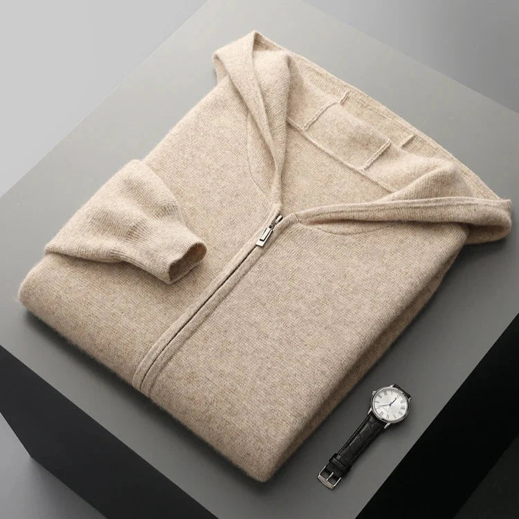 Rockwell Cashmere Zip Hoodie