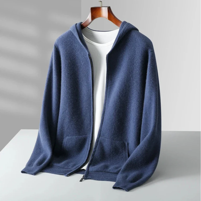 Rockwell Cashmere Zip Hoodie