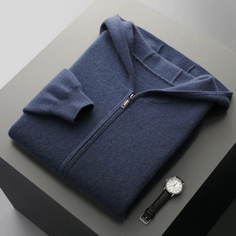 Rockwell Cashmere Zip Hoodie