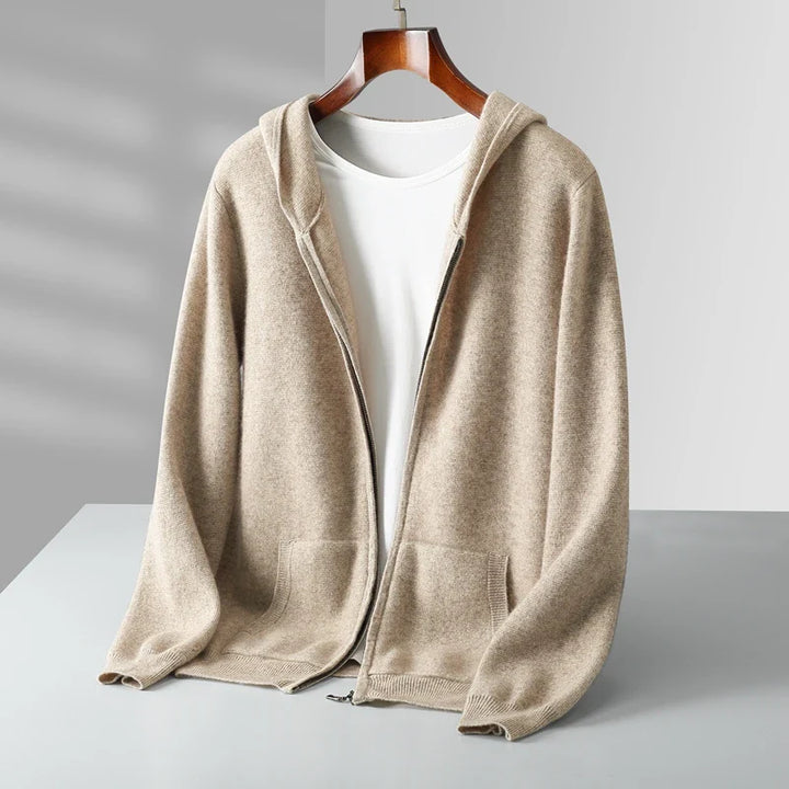 Rockwell Cashmere Zip Hoodie