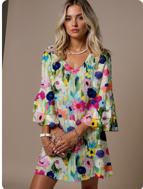 Laure Elegant Mini Dress