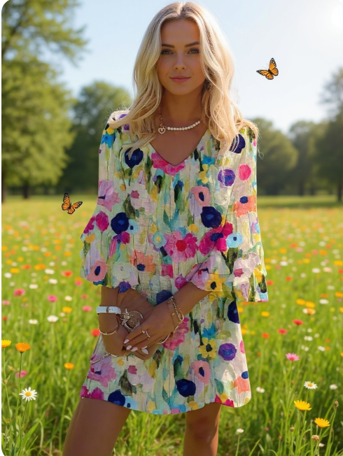 Laure Elegant Mini Dress