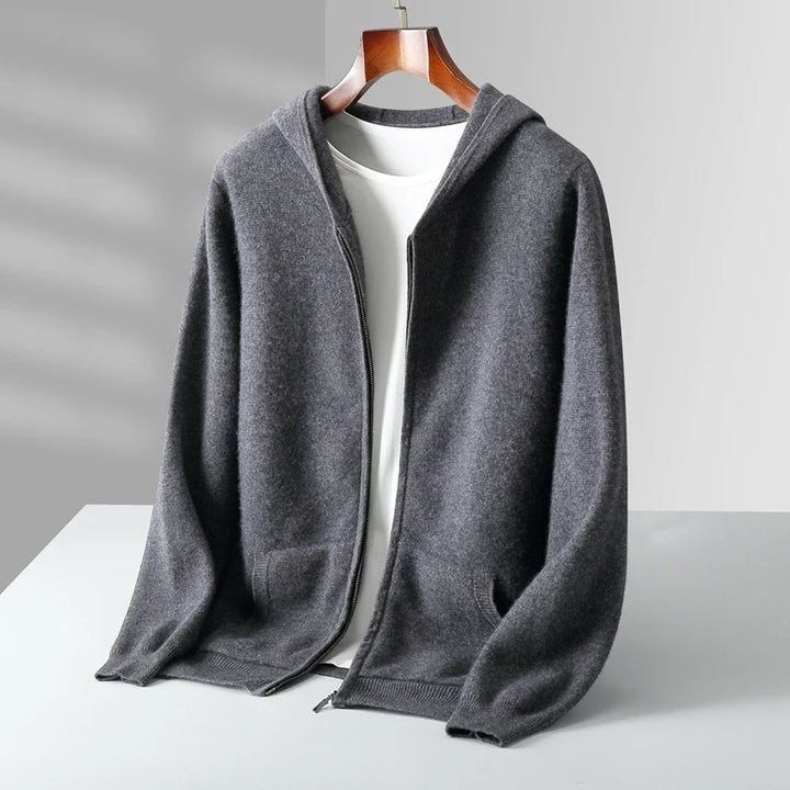 Rockwell Cashmere Zip Hoodie