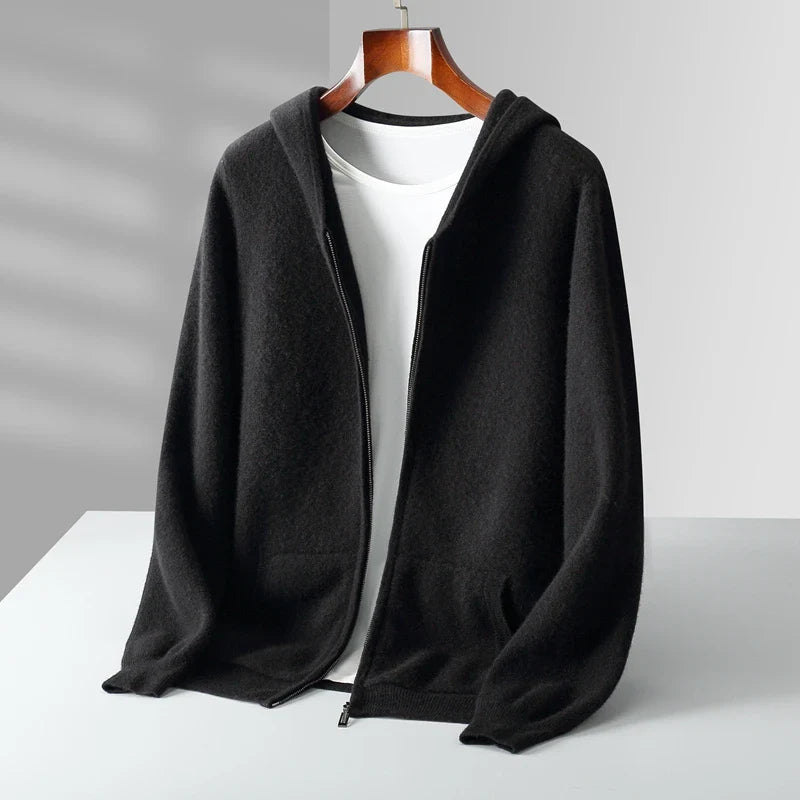 Rockwell Cashmere Zip Hoodie