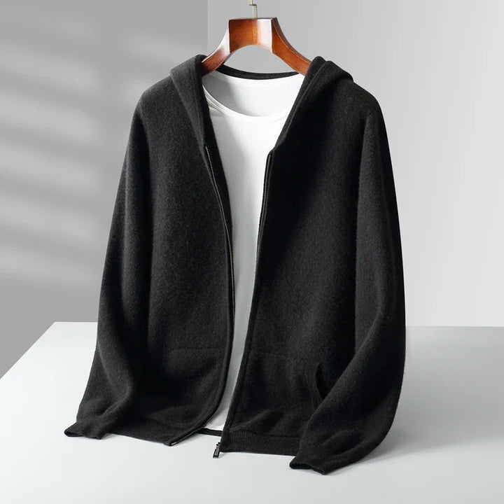 Rockwell Cashmere Zip Hoodie