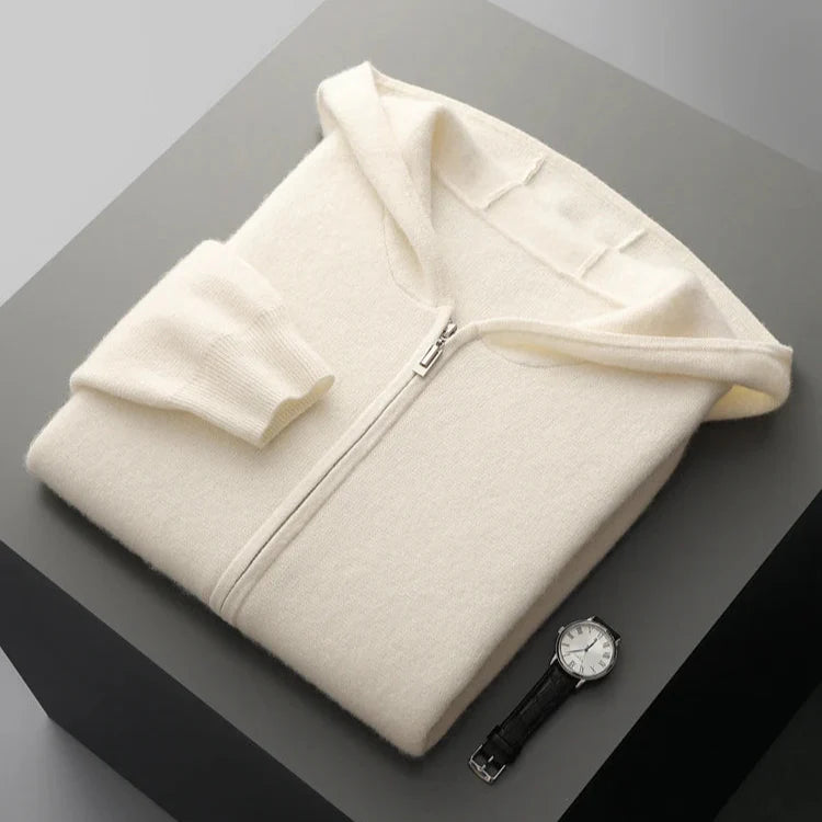 Rockwell Cashmere Zip Hoodie