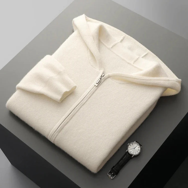 Rockwell Cashmere Zip Hoodie