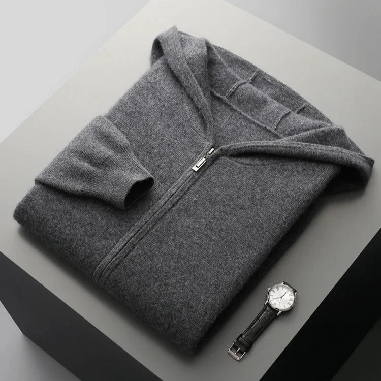 Rockwell Cashmere Zip Hoodie