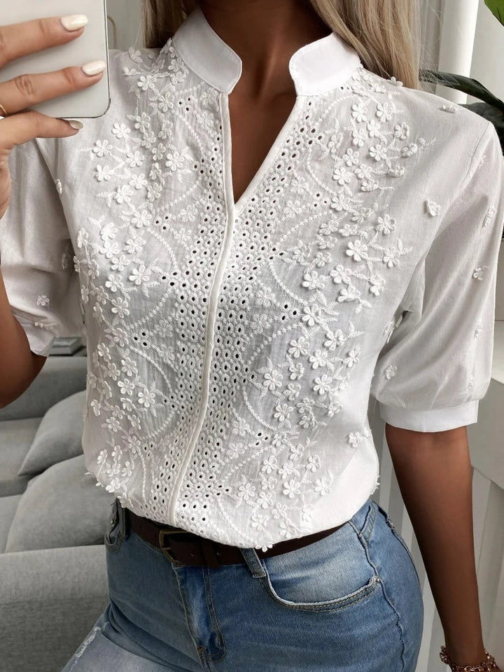 Elise Blouse with Delicate Embroidery