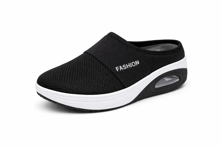 LOUISE BREATHABLE ORTHOPEDIC SLIP-ON MULES