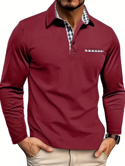 Bennett™ | Long Sleeve Polo Shirt
