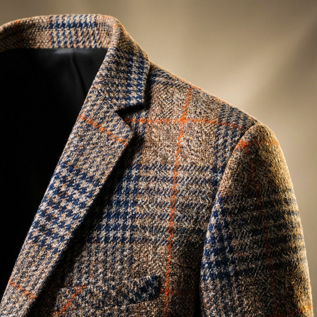 Nathan Houndstooth Wool Blazer